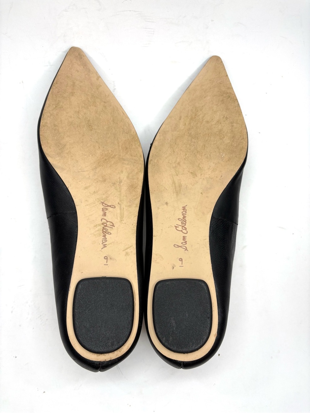 Sam Edelman Black Leather Horse-bit Flats | 9 - Picture 5 of 10